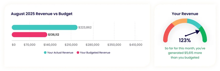 My Reports_ revune vs budget graph.png